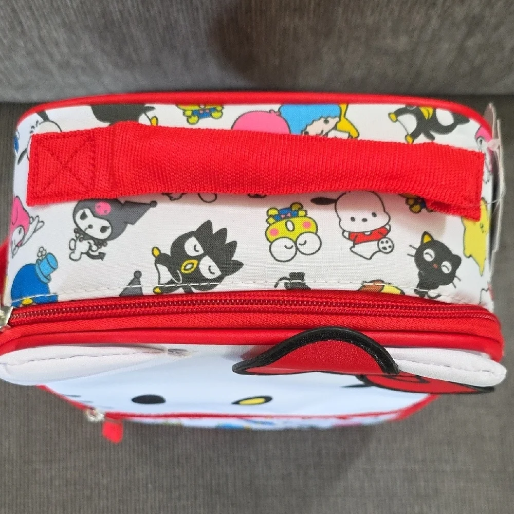 Hello Kitty Red and White Kids Lunch Bag, NWT